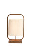 Light & Living Lighting Table lamp 22,5x15x37,5 cm LECCE wood prnt d brwn+rope cream House of Isabella UK