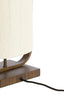 Light & Living Lighting Table lamp 22,5x15x37,5 cm LECCE wood prnt d brwn+rope cream House of Isabella UK