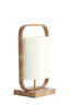 Light & Living Lighting Table lamp 22,5x15x37,5 cm LECCE wood prnt naturl+rope cream House of Isabella UK