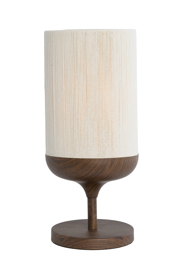 Light & Living Lighting Table lamp 22,5x50 cm DANIA wood print d brown+rope cream House of Isabella UK