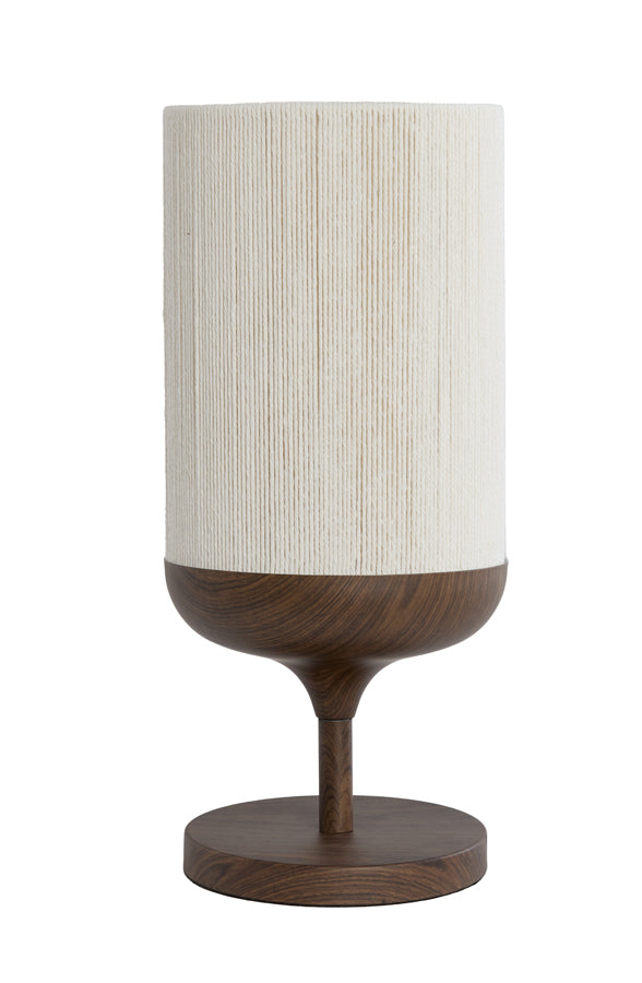 Light & Living Lighting Table lamp 22,5x50 cm DANIA wood print d brown+rope cream House of Isabella UK