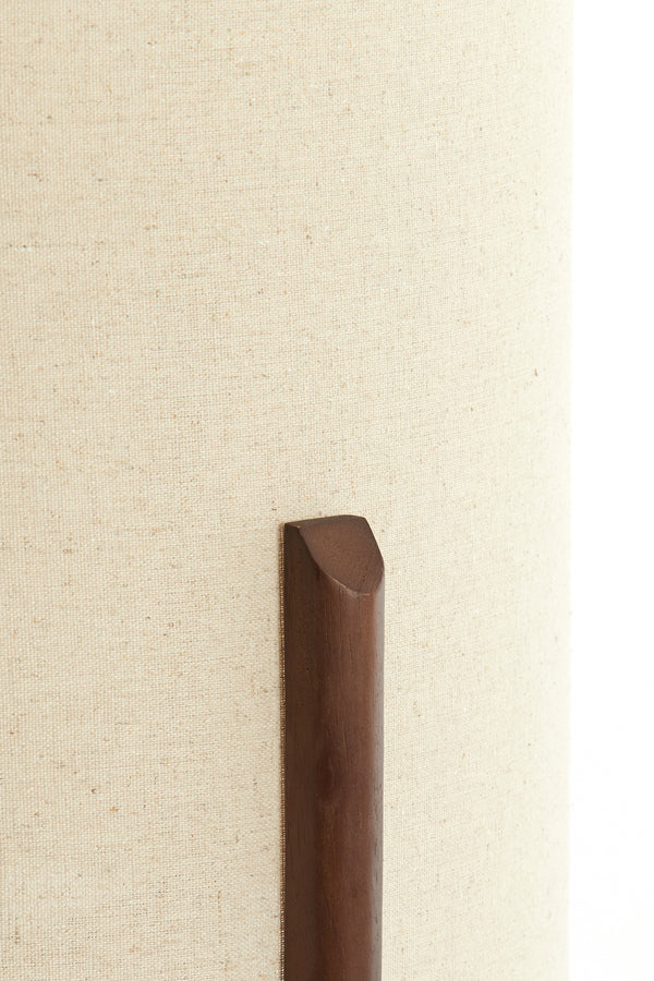 Light & Living Lighting Table lamp 22x33 cm LITTO dark brown+linen natural House of Isabella UK