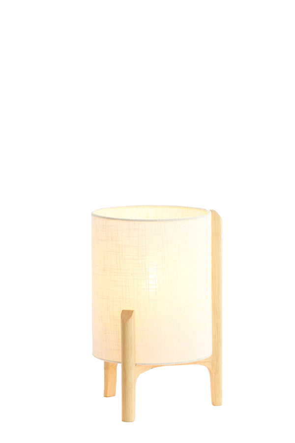 Light & Living Lighting Table lamp 22x33 cm LITTO natural+linen white House of Isabella UK