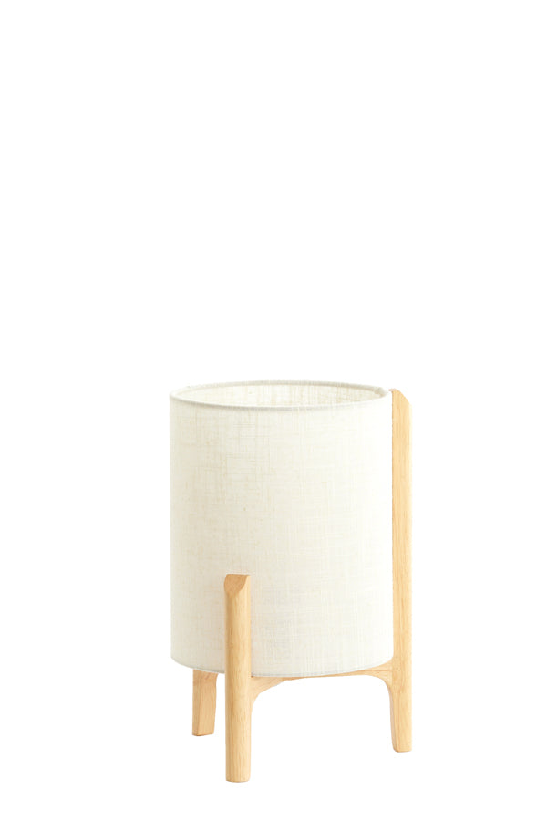 Light & Living Lighting Table lamp 22x33 cm LITTO natural+linen white House of Isabella UK