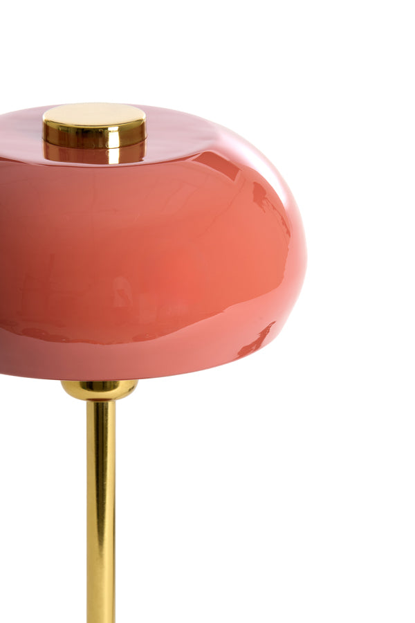 Light & Living Lighting Table lamp 22x34 cm SURIN shiny coral+gold House of Isabella UK