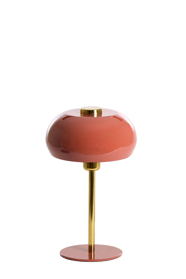 Light & Living Lighting Table lamp 22x34 cm SURIN shiny coral+gold House of Isabella UK