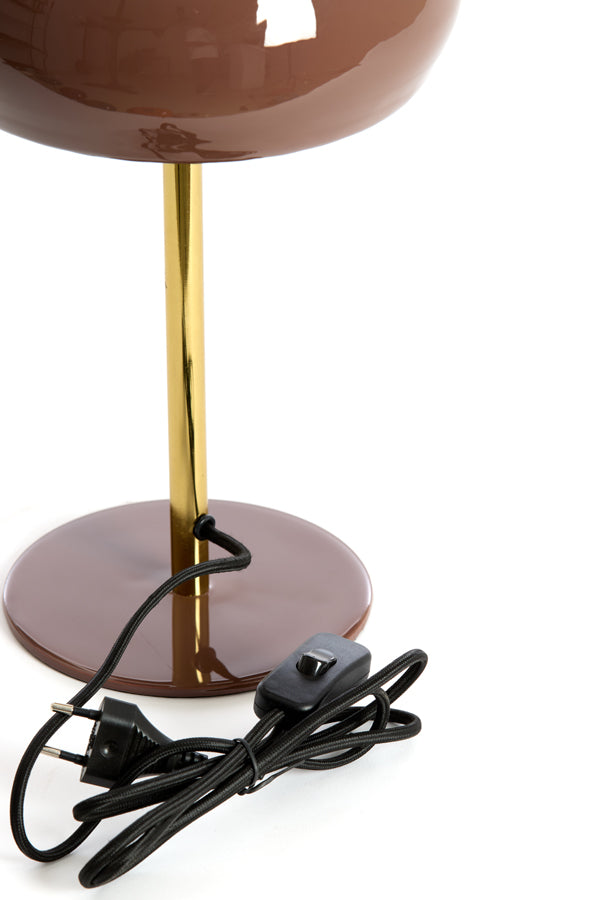 Light & Living Lighting Table lamp 22x34 cm SURIN shiny dark brown+gold House of Isabella UK