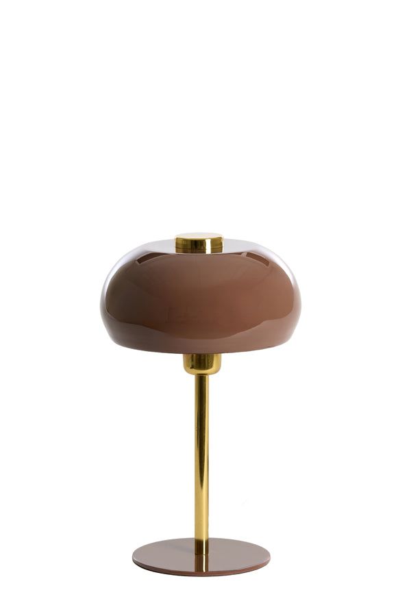 Light & Living Lighting Table lamp 22x34 cm SURIN shiny dark brown+gold House of Isabella UK