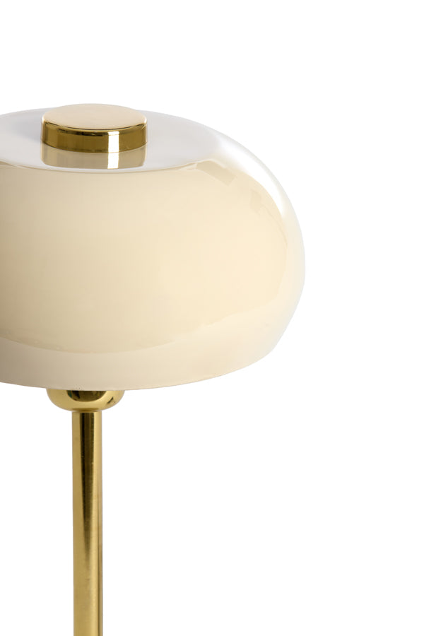 Light & Living Lighting Table lamp 22x34 cm SURIN shiny light grey+gold House of Isabella UK