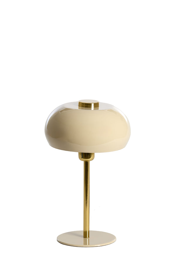 Light & Living Lighting Table lamp 22x34 cm SURIN shiny light grey+gold House of Isabella UK