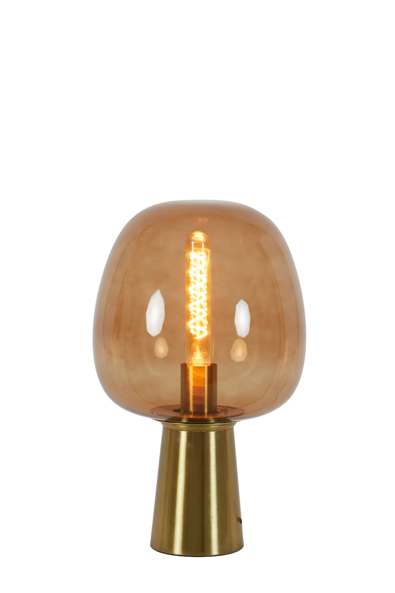 Light & Living Lighting Table lamp 22x40 cm MAYSONY glass brown+bronze House of Isabella UK