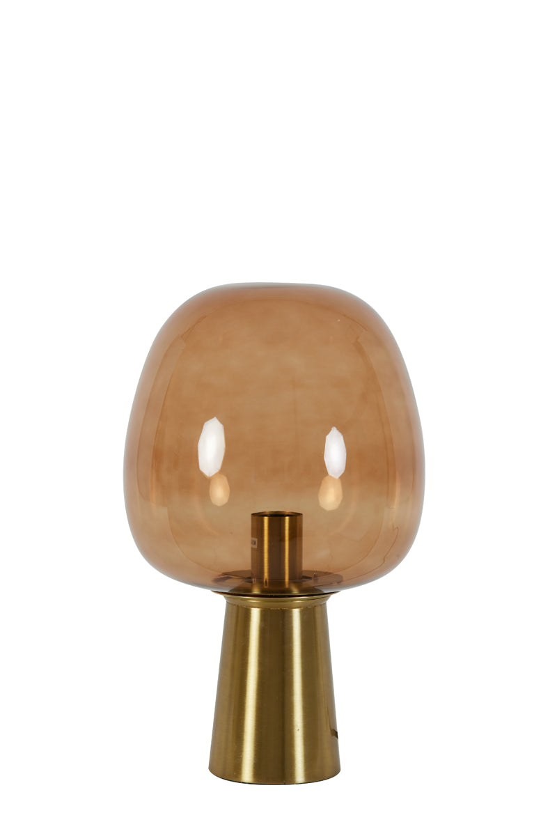 Light & Living Lighting Table lamp 22x40 cm MAYSONY glass brown+bronze House of Isabella UK