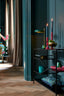 Light & Living Lighting Table lamp 22x47 cm MALEKA shiny dark green+gold House of Isabella UK