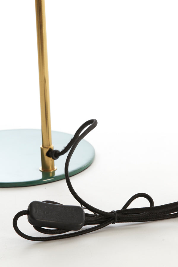 Light & Living Lighting Table lamp 22x47 cm MALEKA shiny dark green+gold House of Isabella UK