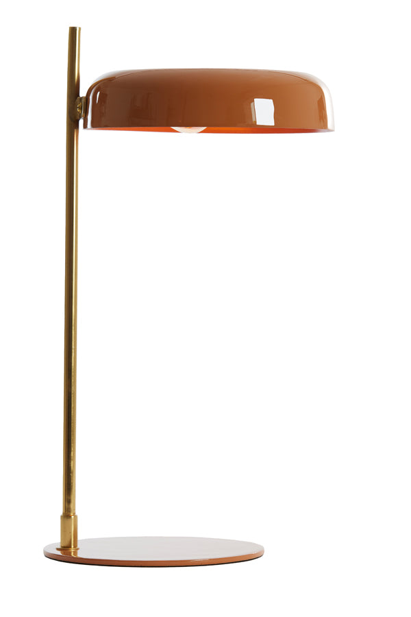 Light & Living Lighting Table lamp 22x47 cm MALEKA shiny orange+gold House of Isabella UK