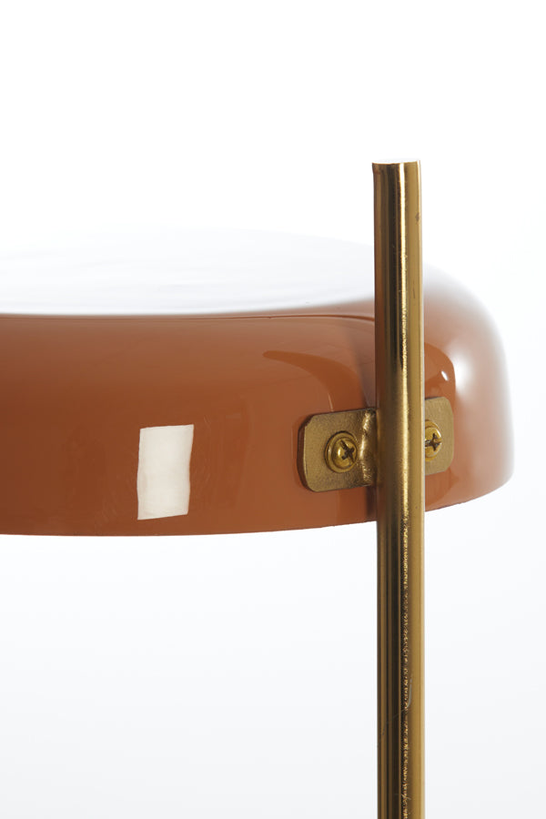 Light & Living Lighting Table lamp 22x47 cm MALEKA shiny orange+gold House of Isabella UK