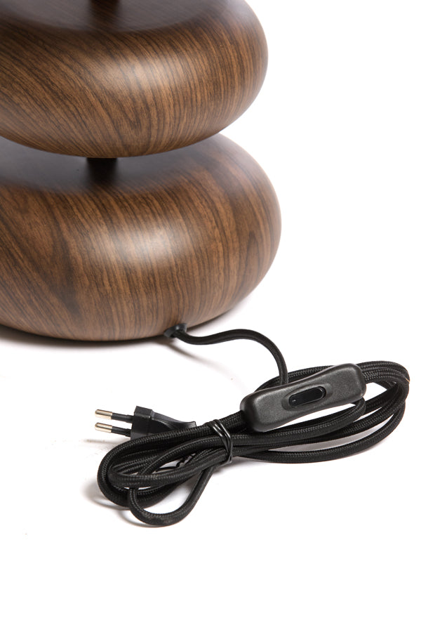 Light & Living Lighting Table lamp 22x50,5 cm DANIALO wood print d brown+d brown House of Isabella UK