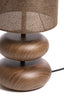 Light & Living Lighting Table lamp 22x50,5 cm DANIALO wood print d brown+d brown House of Isabella UK