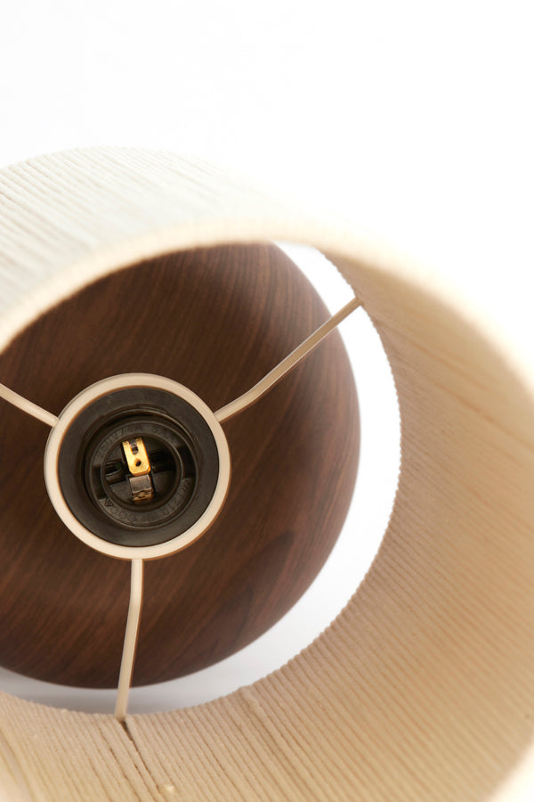 Light & Living Lighting Table lamp 22x67,5 cm DANIALO wood print d brown+rope cream House of Isabella UK