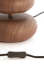 Light & Living Lighting Table lamp 22x67,5 cm DANIALO wood print d brown+rope cream House of Isabella UK