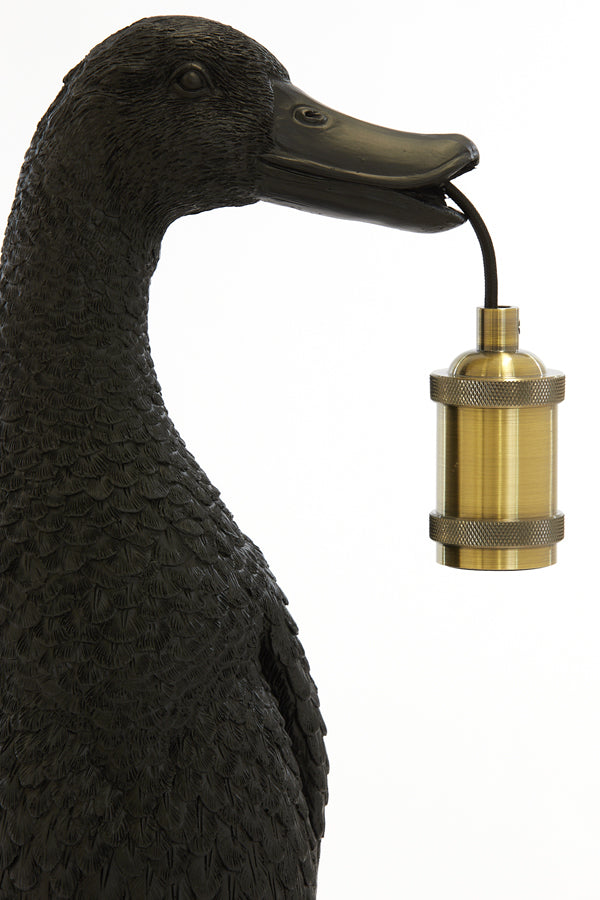 Light & Living Lighting Table lamp 23,5x23x48,5 cm DUCK black House of Isabella UK
