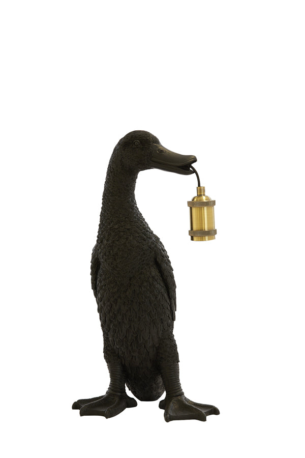 Light & Living Lighting Table lamp 23,5x23x48,5 cm DUCK black House of Isabella UK