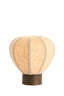 Light & Living Lighting Table lamp 23x23,5 cm KYZO wood print d brown+linen nat. House of Isabella UK