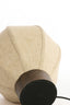 Light & Living Lighting Table lamp 23x23,5 cm KYZO wood print d brown+linen nat. House of Isabella UK
