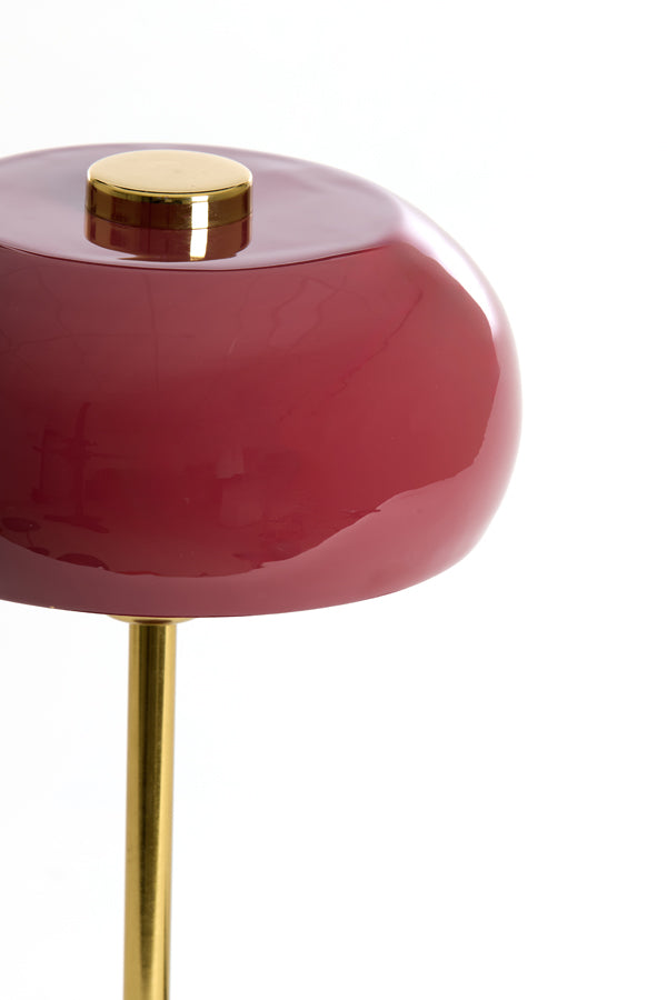 Light & Living Lighting Table lamp 23x40 cm SURIN shiny burgundy+gold House of Isabella UK