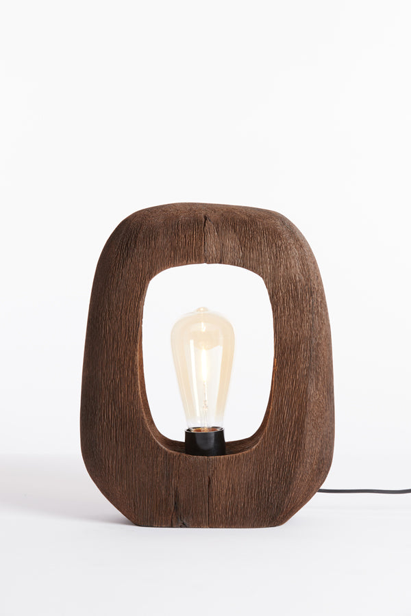 Light & Living Lighting Table lamp 24x8x30 cm KELAFO wood chocolate brown House of Isabella UK
