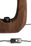 Light & Living Lighting Table lamp 24x8x30 cm KELAFO wood chocolate brown House of Isabella UK