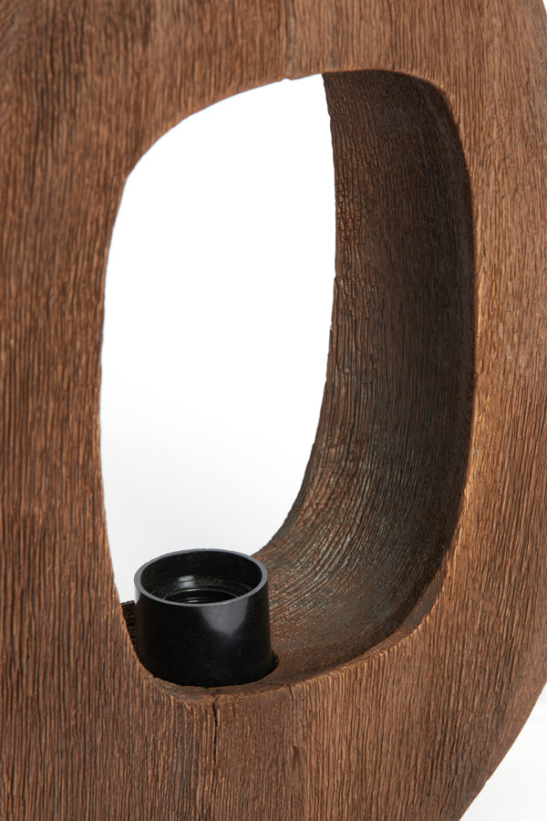 Light & Living Lighting Table lamp 24x8x30 cm KELAFO wood chocolate brown House of Isabella UK