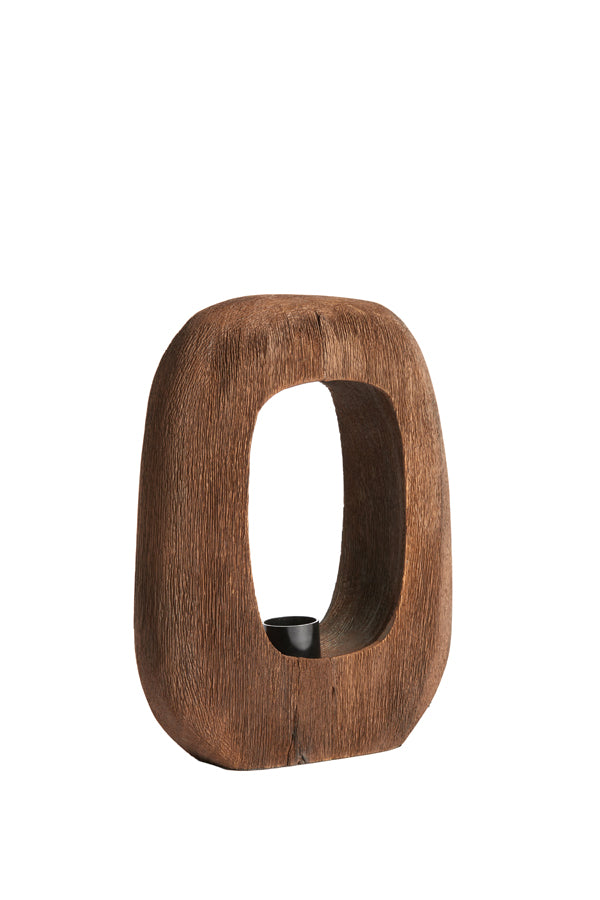 Light & Living Lighting Table lamp 24x8x30 cm KELAFO wood chocolate brown House of Isabella UK
