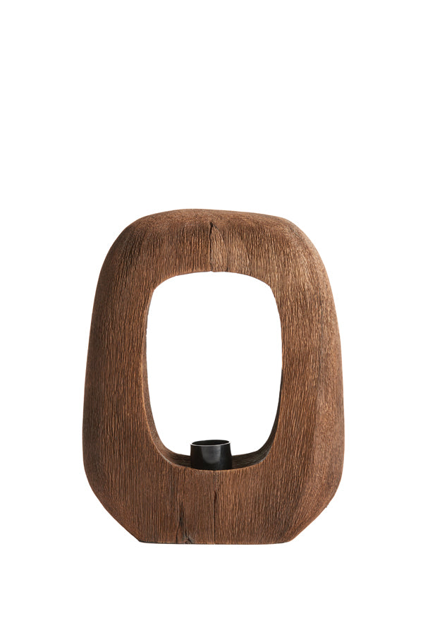 Light & Living Lighting Table lamp 24x8x30 cm KELAFO wood chocolate brown House of Isabella UK