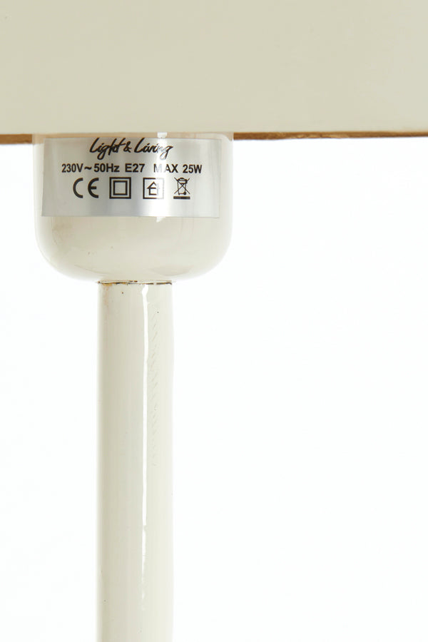 Light & Living Lighting Table lamp 25x13x48 cm ELENIE shiny cream House of Isabella UK