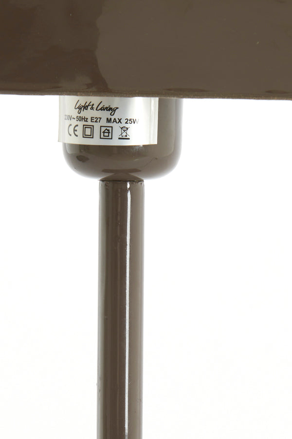 Light & Living Lighting Table lamp 25x13x48 cm ELENIE shiny dark brown House of Isabella UK