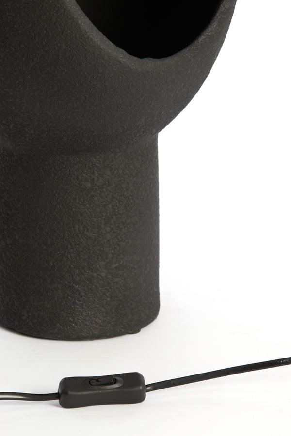 Light & Living Lighting Table lamp 25x25x46 cm MONK ceramics black House of Isabella UK