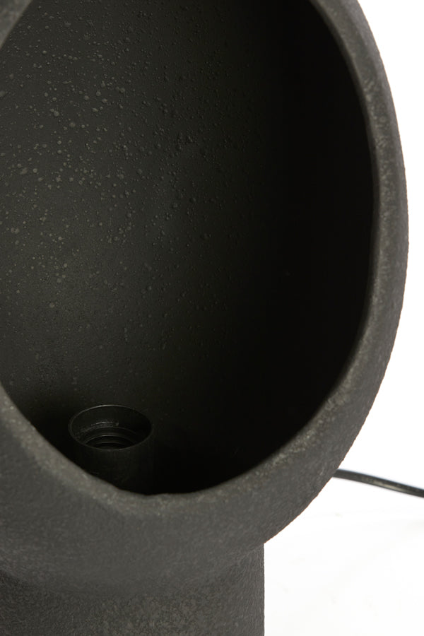 Light & Living Lighting Table lamp 25x25x46 cm MONK ceramics black House of Isabella UK