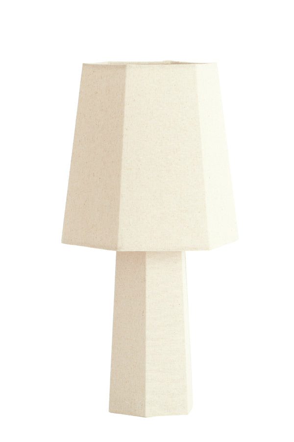 Light & Living Lighting Table lamp 25x49 cm MUSABO linen natural House of Isabella UK