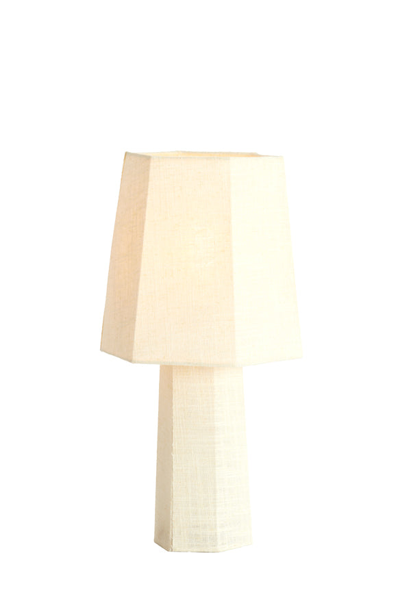 Light & Living Lighting Table lamp 25x49 cm MUSABO linen white House of Isabella UK