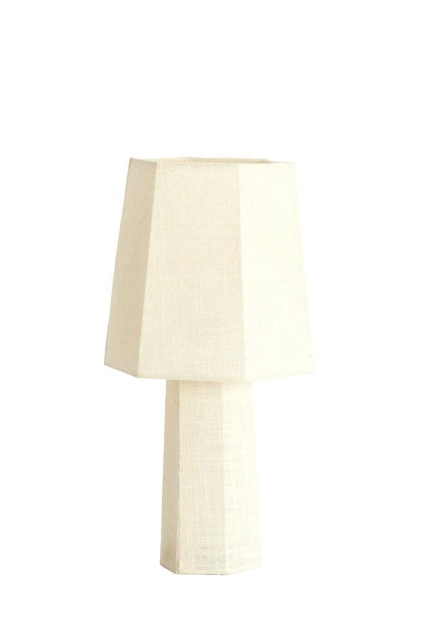 Light & Living Lighting Table lamp 25x49 cm MUSABO linen white House of Isabella UK