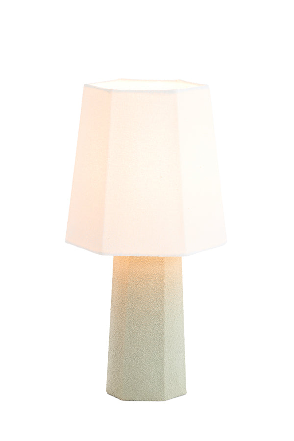 Light & Living Lighting Table lamp 25x49 cm MUSABO mint green+white House of Isabella UK
