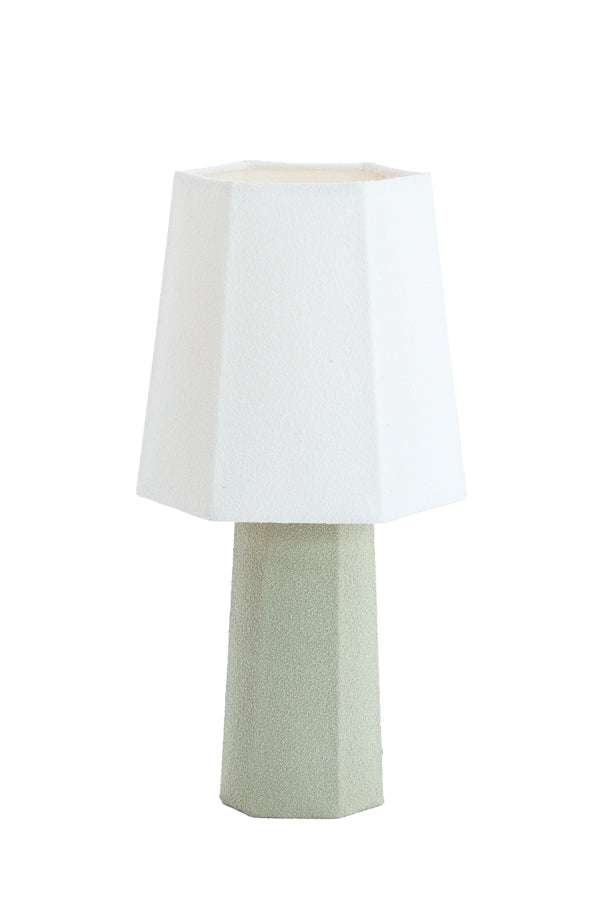 Light & Living Lighting Table lamp 25x49 cm MUSABO mint green+white House of Isabella UK