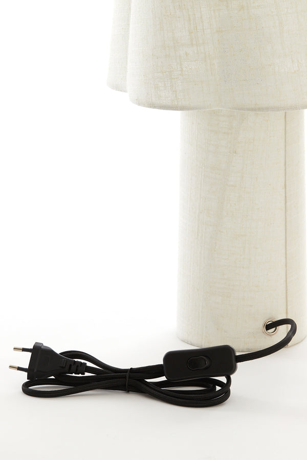 Light & Living Lighting Table lamp 25x50 cm MUSABY linen natural House of Isabella UK