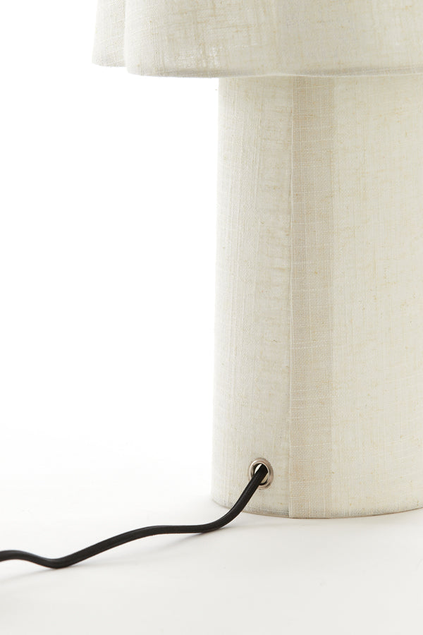 Light & Living Lighting Table lamp 25x50 cm MUSABY linen natural House of Isabella UK