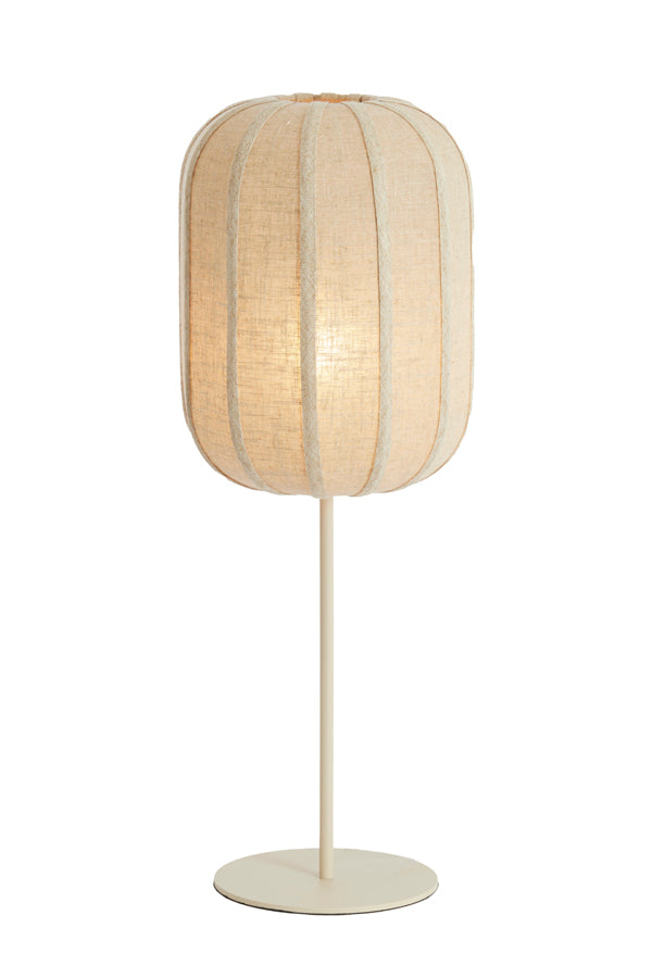 Light & Living Lighting Table lamp 25x70 cm SOLUNE natural+cream House of Isabella UK
