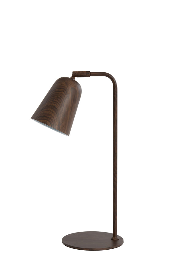 Light & Living Lighting Table lamp 26,5x16x47 cm SALOMO wood print dark brown House of Isabella UK