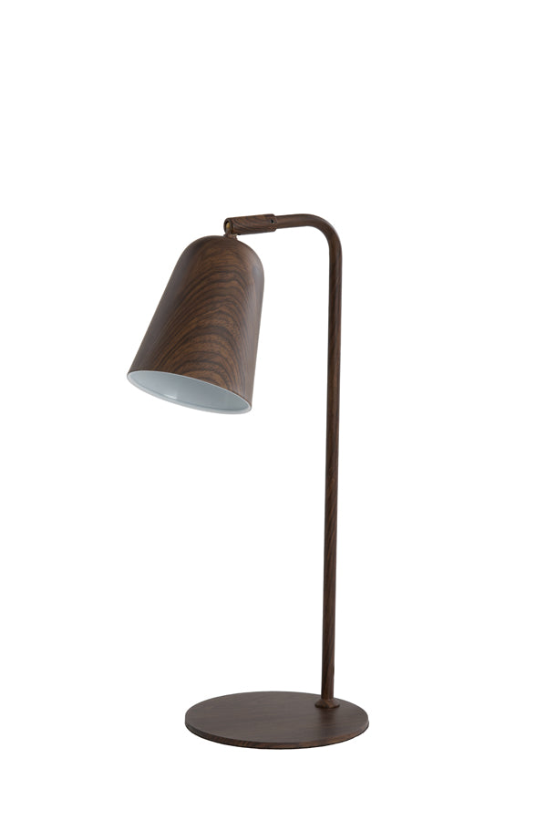 Light & Living Lighting Table lamp 26,5x16x47 cm SALOMO wood print dark brown House of Isabella UK