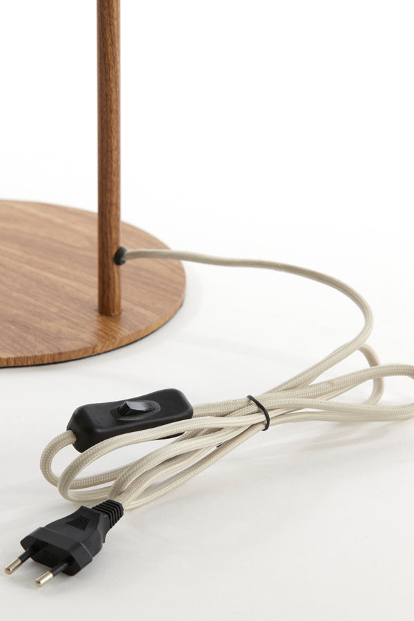 Light & Living Lighting Table lamp 26x20x59,5 cm DONIO wood print natural+rope cream House of Isabella UK