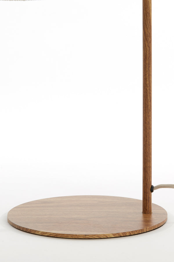 Light & Living Lighting Table lamp 26x20x59,5 cm DONIO wood print natural+rope cream House of Isabella UK